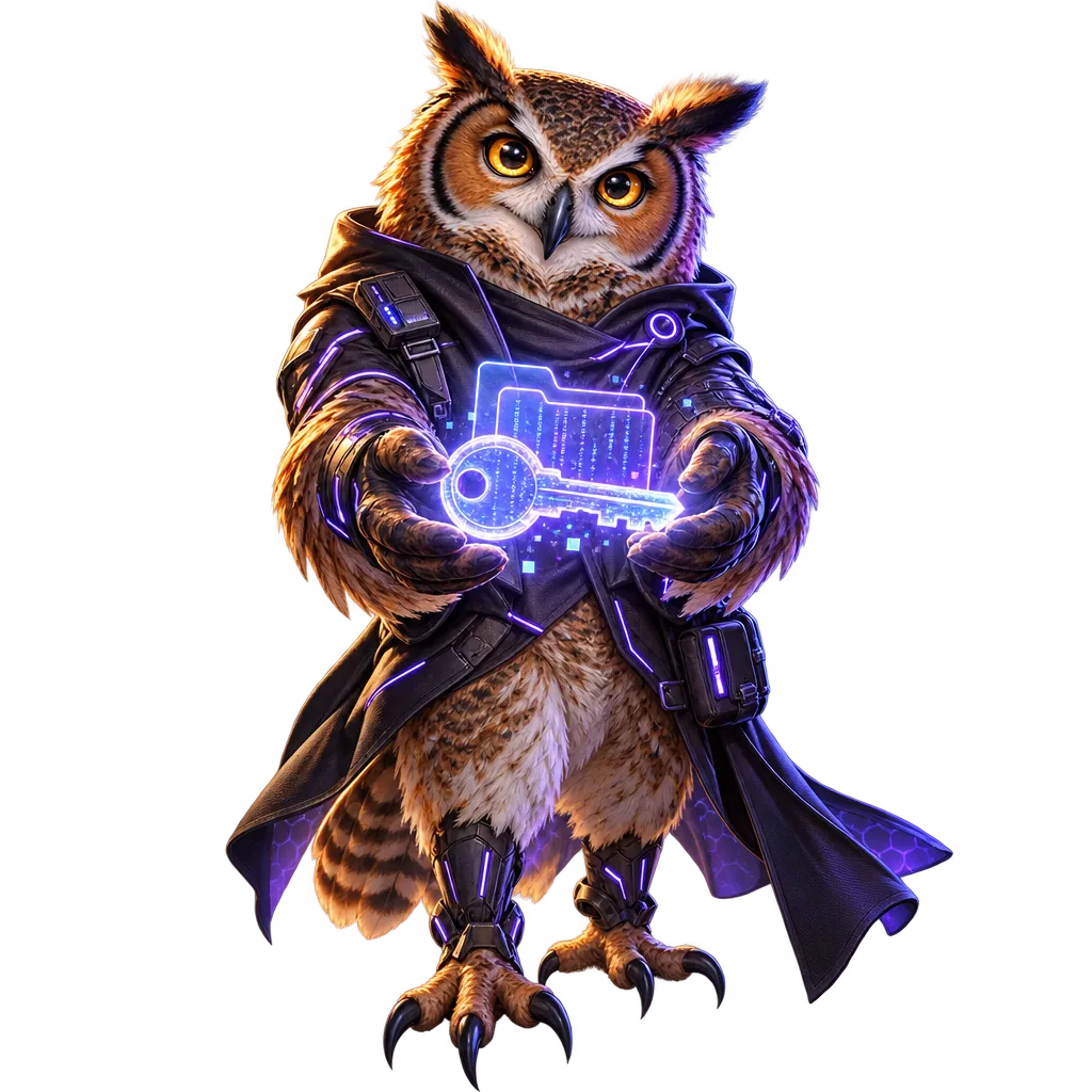 Un hibou transmet le projet et ses consignes